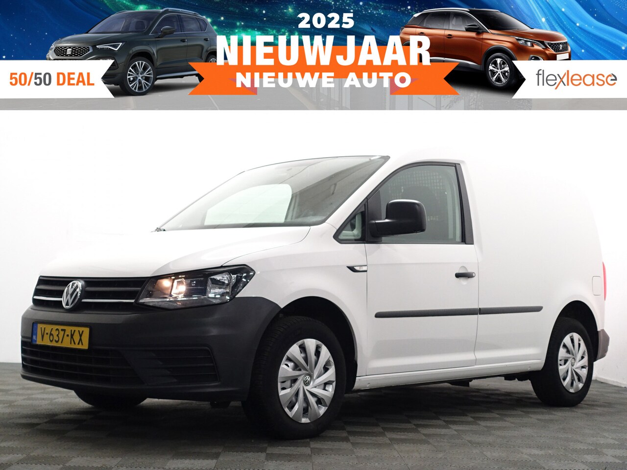 Volkswagen Caddy - 2.0 TDI Euro 6 L1 BMT Comfortline- Airco, Elek Pakket, Trekhaak, Grijs Kenteken - AutoWereld.nl