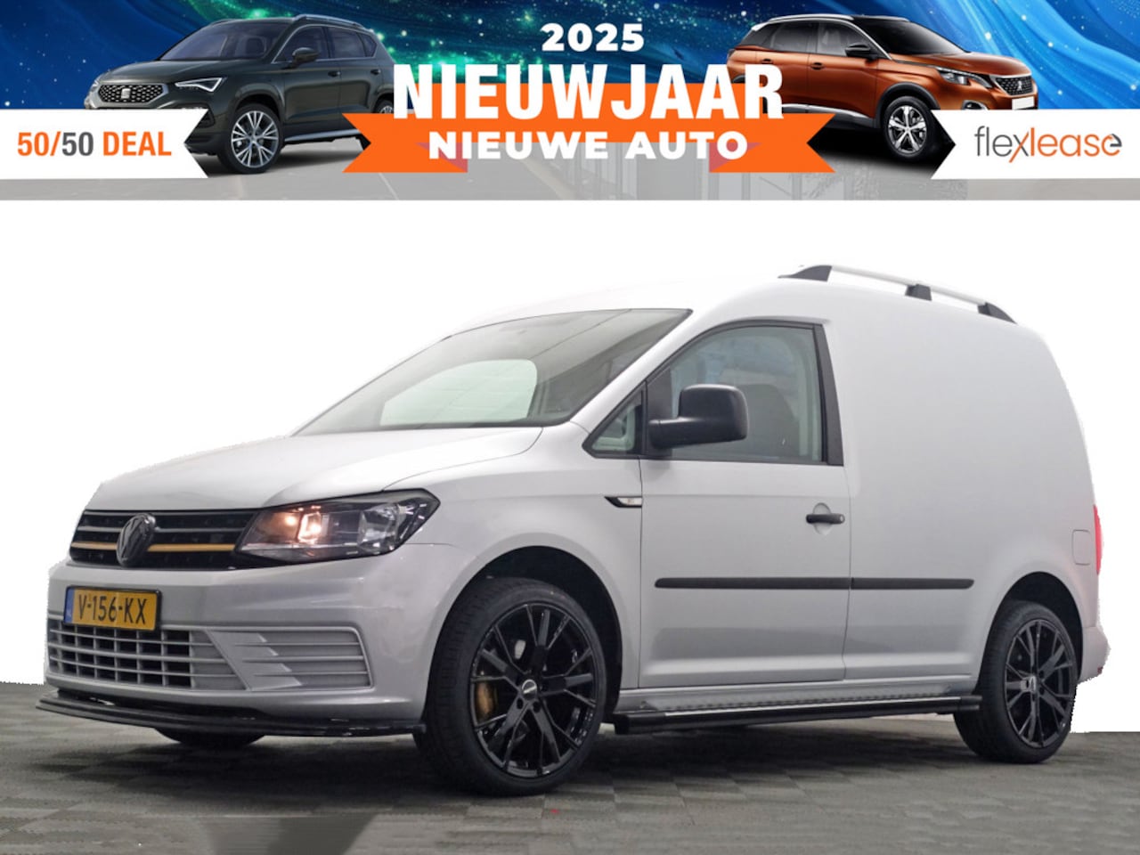 Volkswagen Caddy - 2.0 TDI Euro 6 L1 R-Line+ Sidebars, Roofrails, Bluetooth, Elek Pakket, Cruise - AutoWereld.nl