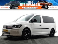 Volkswagen Caddy Maxi - 2.0 TDI Euro 6 L2 R-line+ Design Leder, Treeplanken, Bluetooth Audio, Two Tone