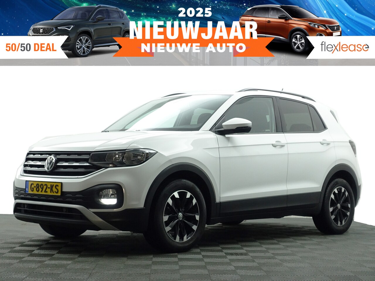 Volkswagen T-Cross - 1.0 TSI R line- CarPlay, Ada cruise, Park Assist, Clima, Navi, Elek Spiegel Pakket - AutoWereld.nl