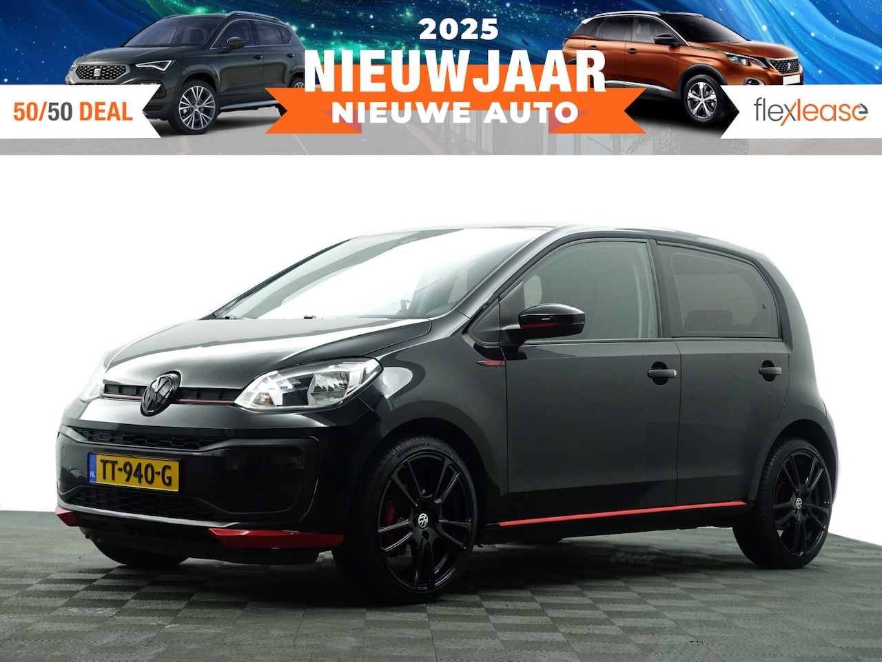 Volkswagen Up! - 1.0 BMT R Line- Bluetooth audio, Cruise, Clima, Led, Carbon Interieur Afwerking, Privacy G - AutoWereld.nl