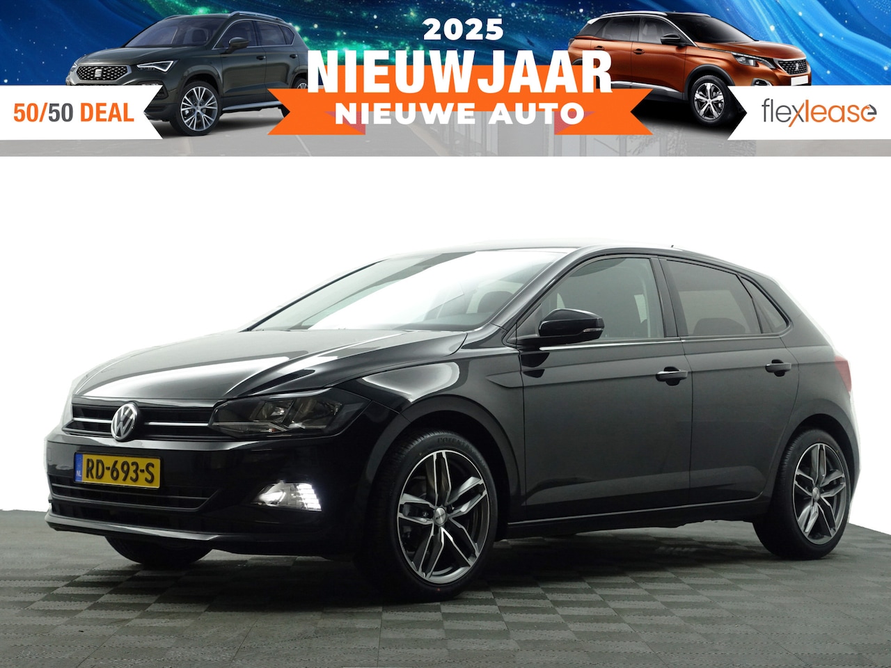 Volkswagen Polo - 1.0 TSI Highline- CarPlay, Ada Cruise, Led, Clima, Privacy Glass, Dealer Onderhouden - AutoWereld.nl