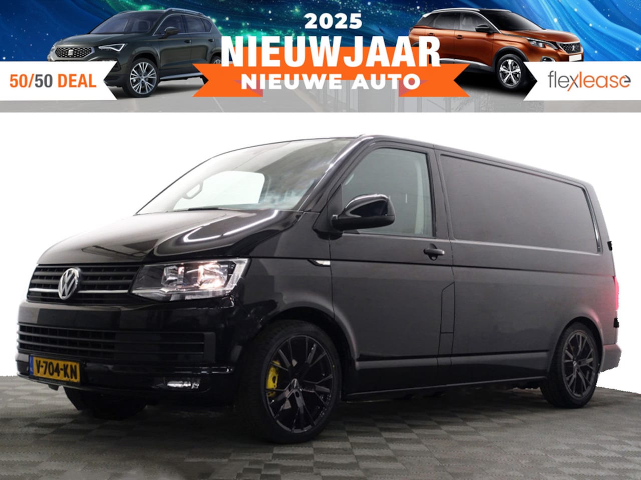 Volkswagen Transporter - 2.0 TDI Euro 6 L1 Highline+ 3 Pers, Navi, Cruise, PDC, Elek pakket, Grijs kenteken - AutoWereld.nl