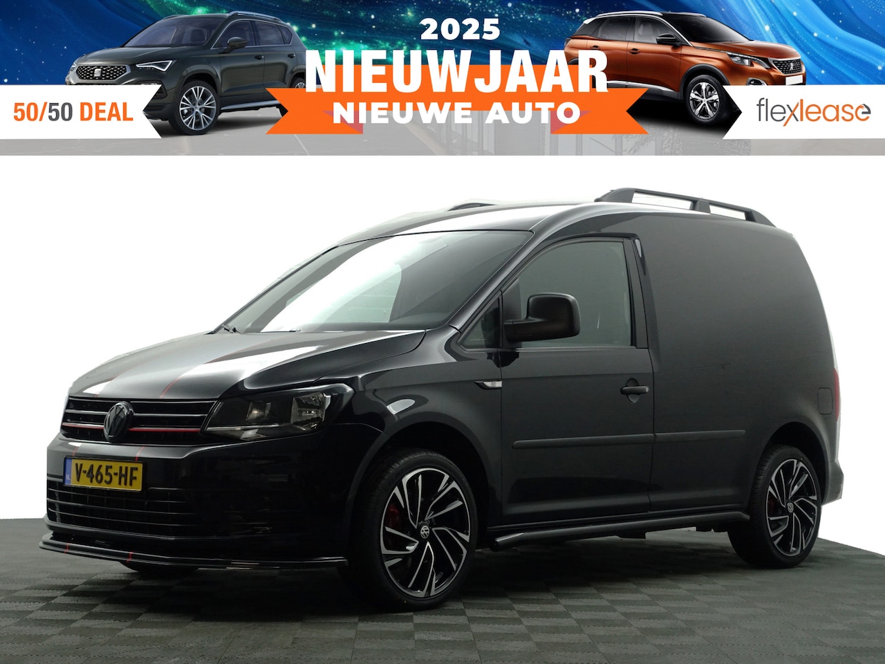 Volkswagen Caddy - 2.0 TDI Euro 6 L1 R Line- Sidebars, Alcantara Interieur Afwerking, Elek Pakket, Roofrails - AutoWereld.nl