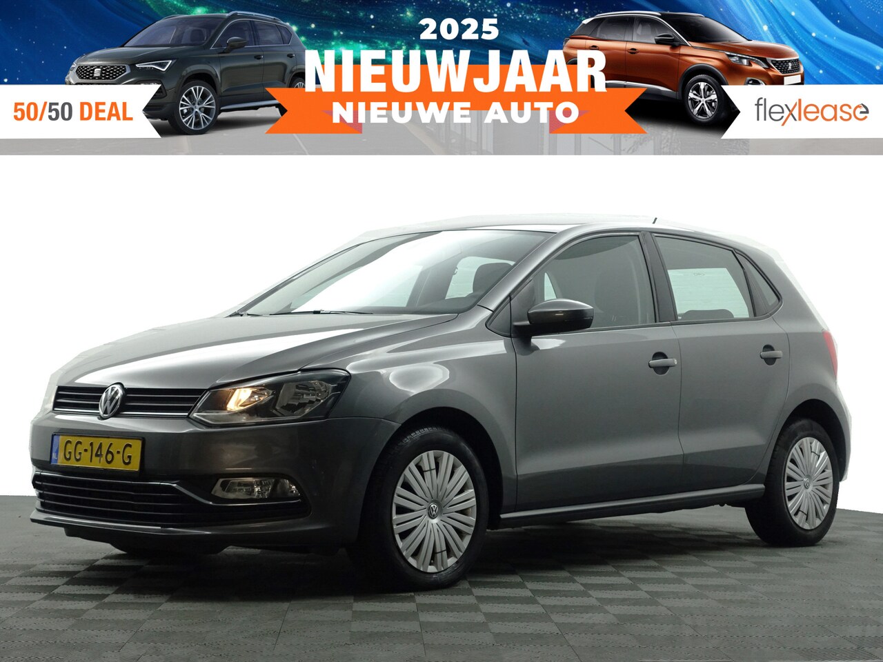 Volkswagen Polo - 1.2 TSI Highline+ Carplay, Navi, Clima, Cruise, Verkeersherkenning, Elek Pakket - AutoWereld.nl