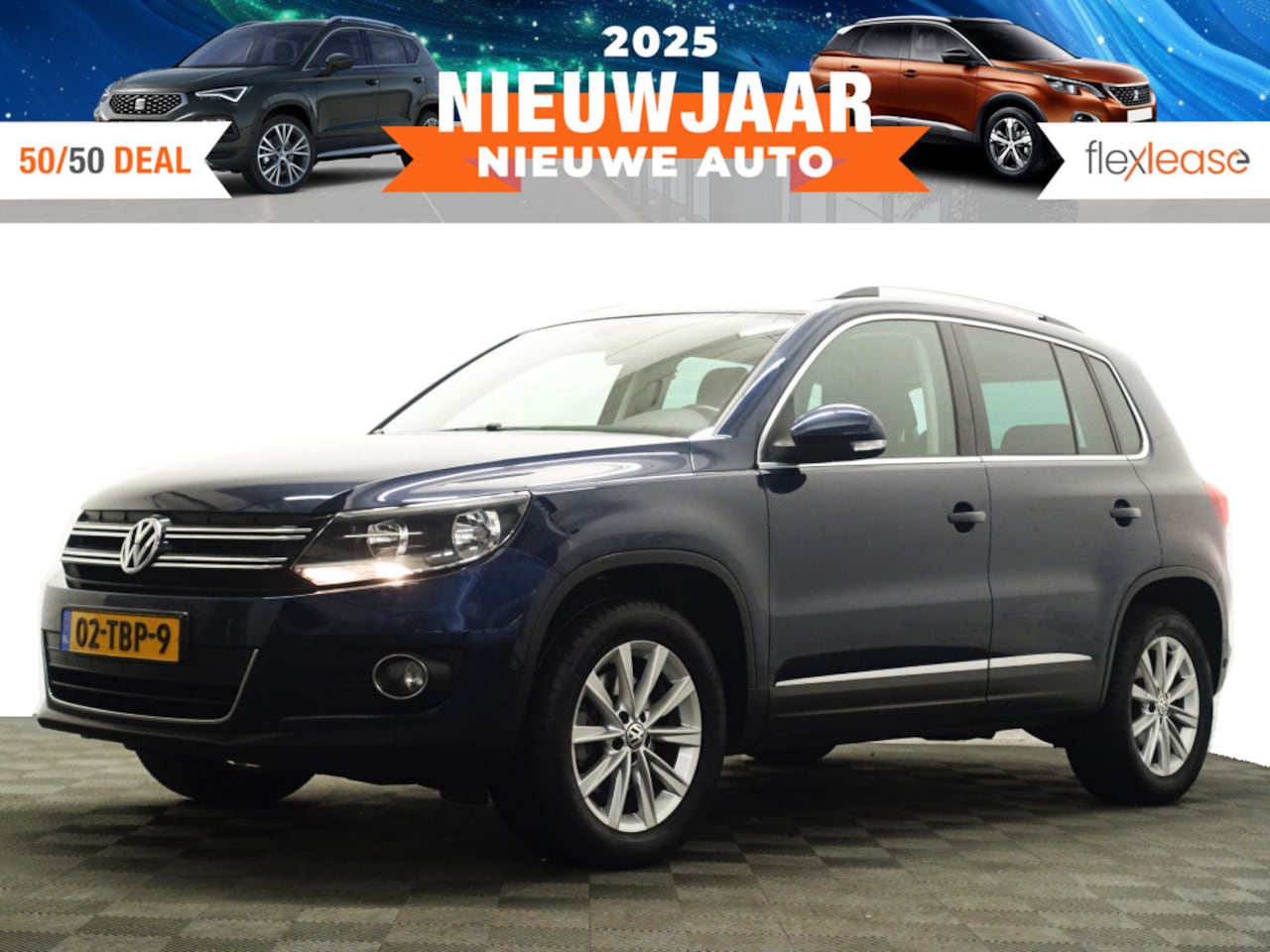 Volkswagen Tiguan - 1.4 TSI Highline+ Park Pilot, Park Assist, Navi, Clima, Cruise, Sport Interieur - AutoWereld.nl