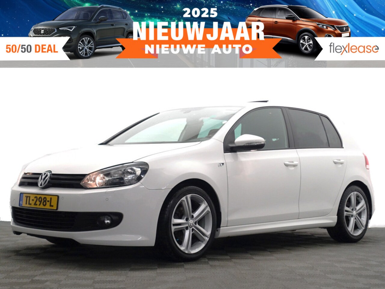 Volkswagen Golf - 1.4 TSI R-line+ Aut- Schuifdak, Stoelverwarming, Navi, Sport Interieur, Park Assist - AutoWereld.nl