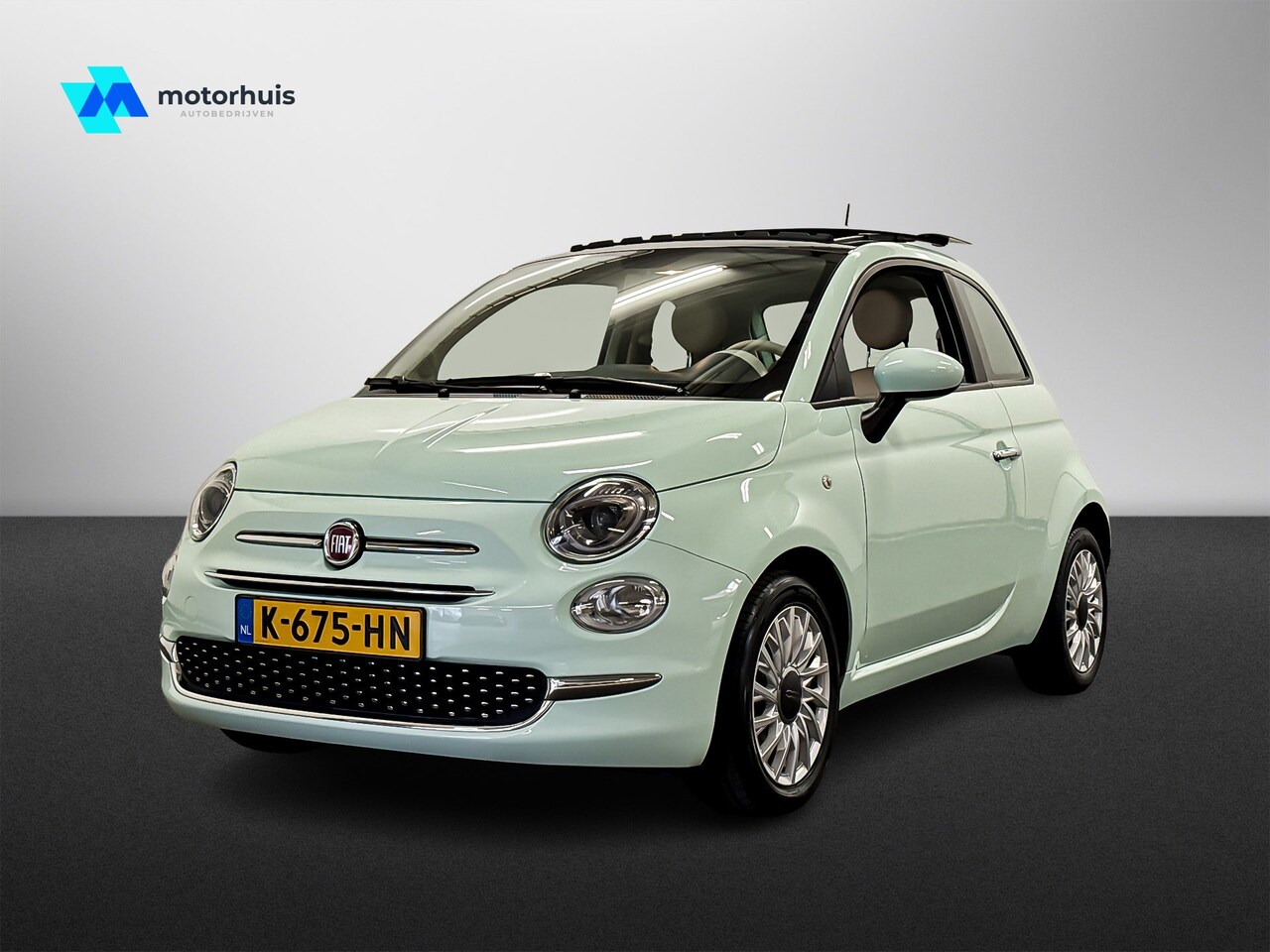 Fiat 500 - 1.0 HYBRID 70PK LOUNGE SCHUIFDAK AIRCO CRUISE LM NAP - AutoWereld.nl