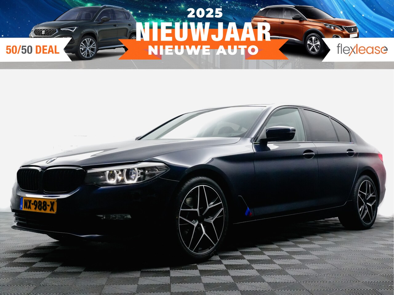 BMW 5-serie - 520D Sedan M Sport 191pk Aut- NAP 88dkm, Virtual Cockpit, Nappa Leder, Xenon led, Clima, N - AutoWereld.nl