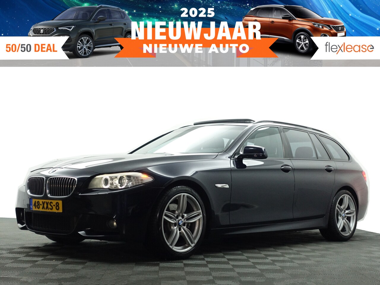 BMW 5-serie Touring - 520i 184Pk M Sport Aut- Panoramadak, Virtual Cockpit, Park Assist, Xenon Led, Navi - AutoWereld.nl