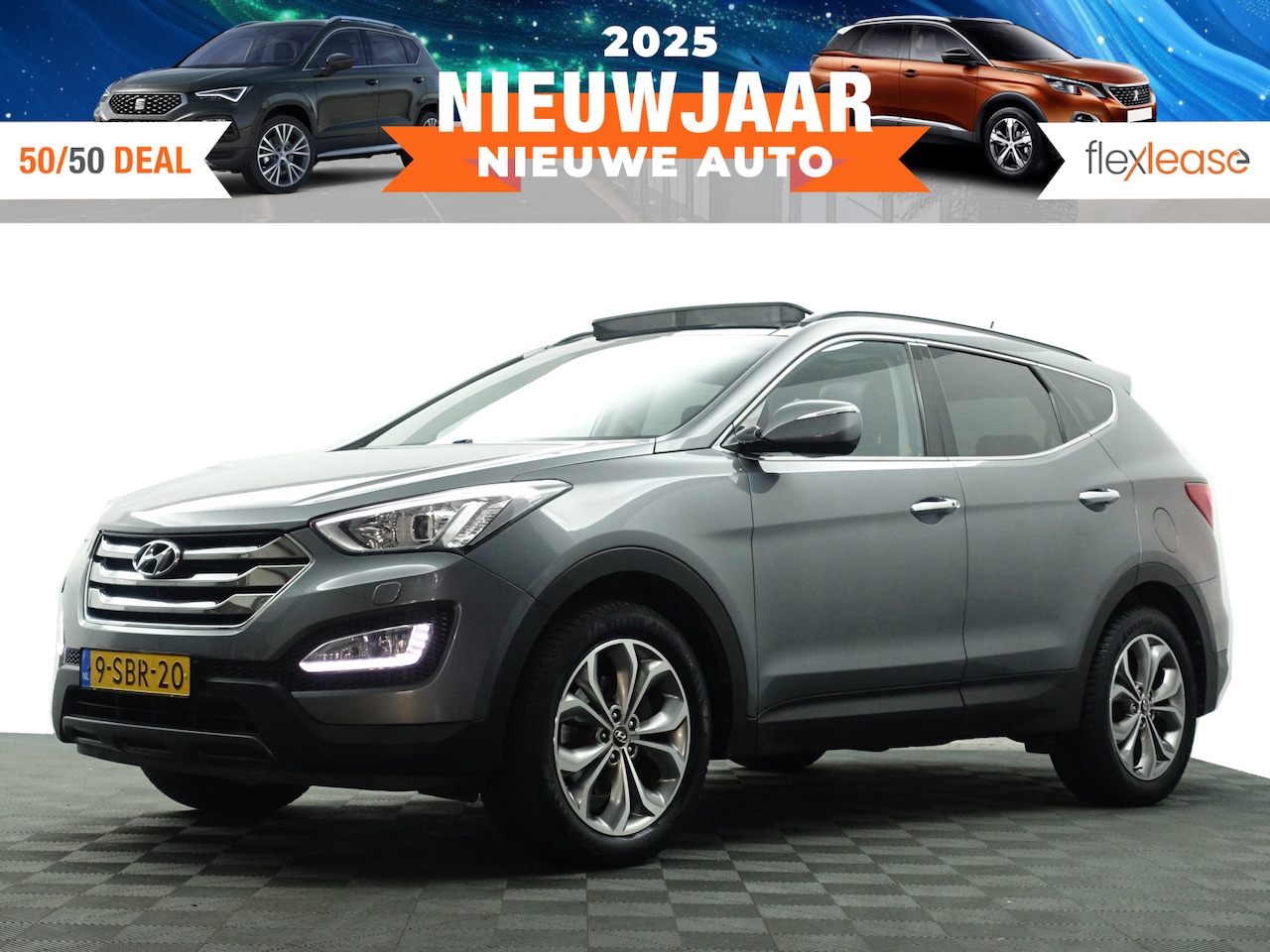 Hyundai Santa Fe - 2.4i GDI i-Catcher- Panodak, Xenon Led, Camera, Park Assist, Memory, Stoelverwarming - AutoWereld.nl