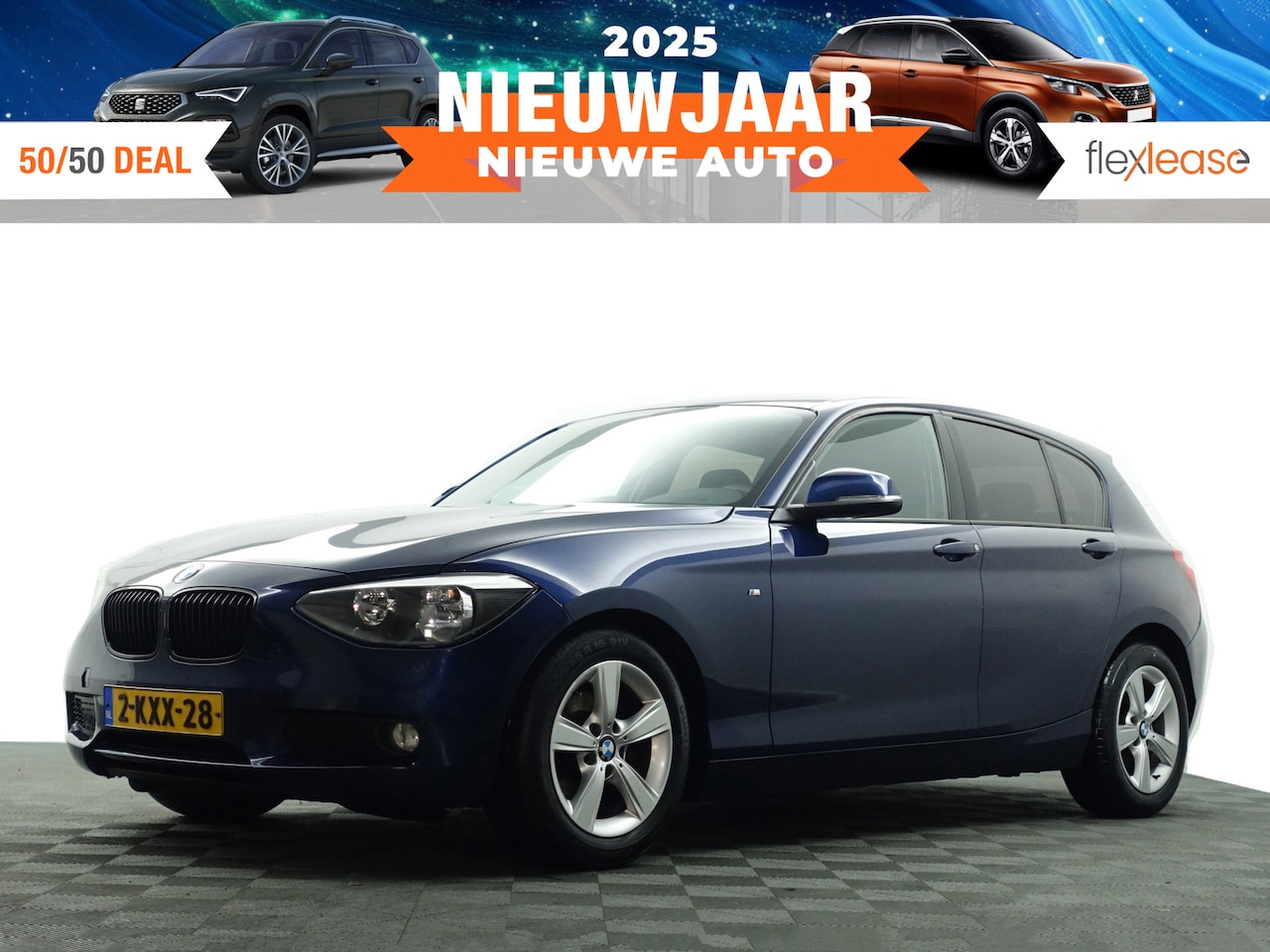 BMW 1-serie - 114i EDE High Executive Blackpack, Navi, Clima, Cruise, Dynamic Select - AutoWereld.nl