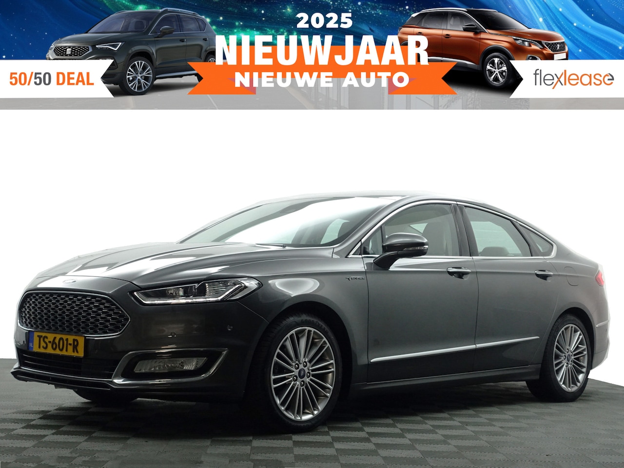 Ford Mondeo - 2.0 IVCT HEV Vignale Aut- Design Leder, Memory, Xenon Led, Camera, Virtual Cockpit, Sfeerv - AutoWereld.nl