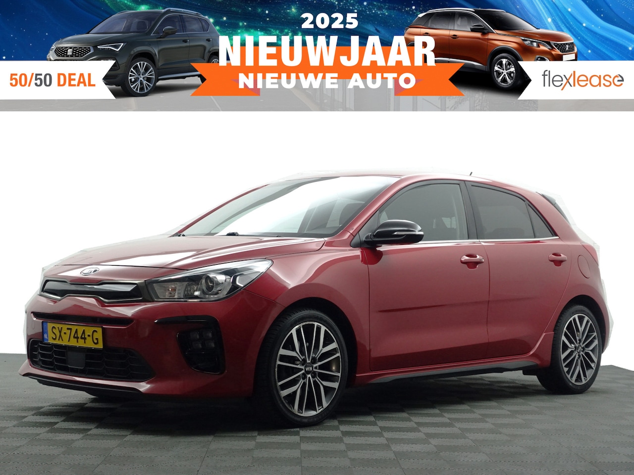 Kia Rio - 1.0 TGDI GT-Line Blackpack- Xenon Led, Camera, Stuur/Stoelverwarming, Lane Assist, Keyless - AutoWereld.nl