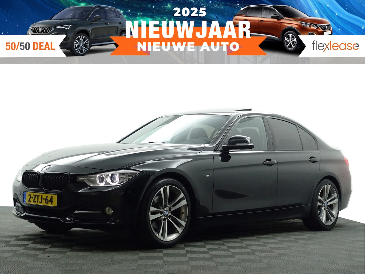 BMW 3-serie - 320d M Sport Aut- Schuifdak, Xenon Led, Sport Interieur, Stoelverwarming, Park Assist, Dyn - AutoWereld.nl