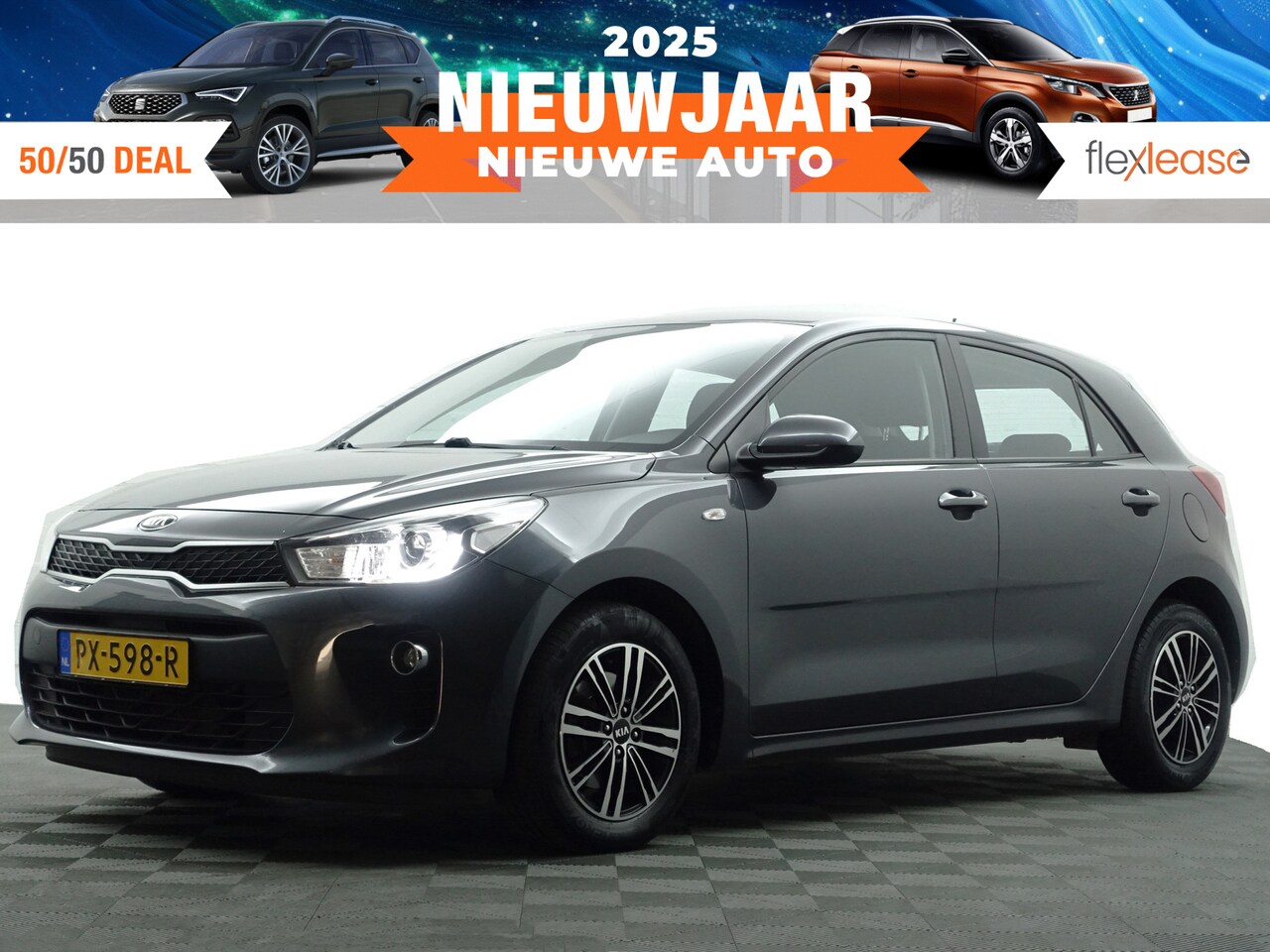 Kia Rio - 1.0 TGDI Dynamic PlusLine- Camera, Carplay, Xenon Led, Park Assist, Navi, Clima - AutoWereld.nl