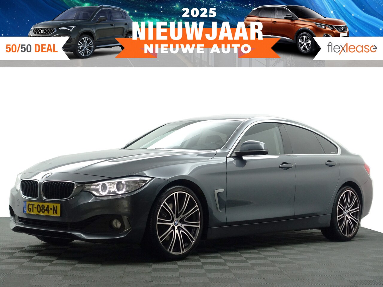 BMW 4-serie Gran Coupé - 420i M Sport High Exe Aut- Xenon Led, Sport Leder Interieur, Park Assist, Stoelverwarming, - AutoWereld.nl