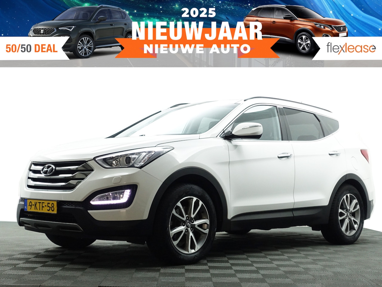 Hyundai Santa Fe - 2.4i GDI Business Edition Panodak, Park Assist, Xenon Led, Stoelverwarming, Leder Interieu - AutoWereld.nl