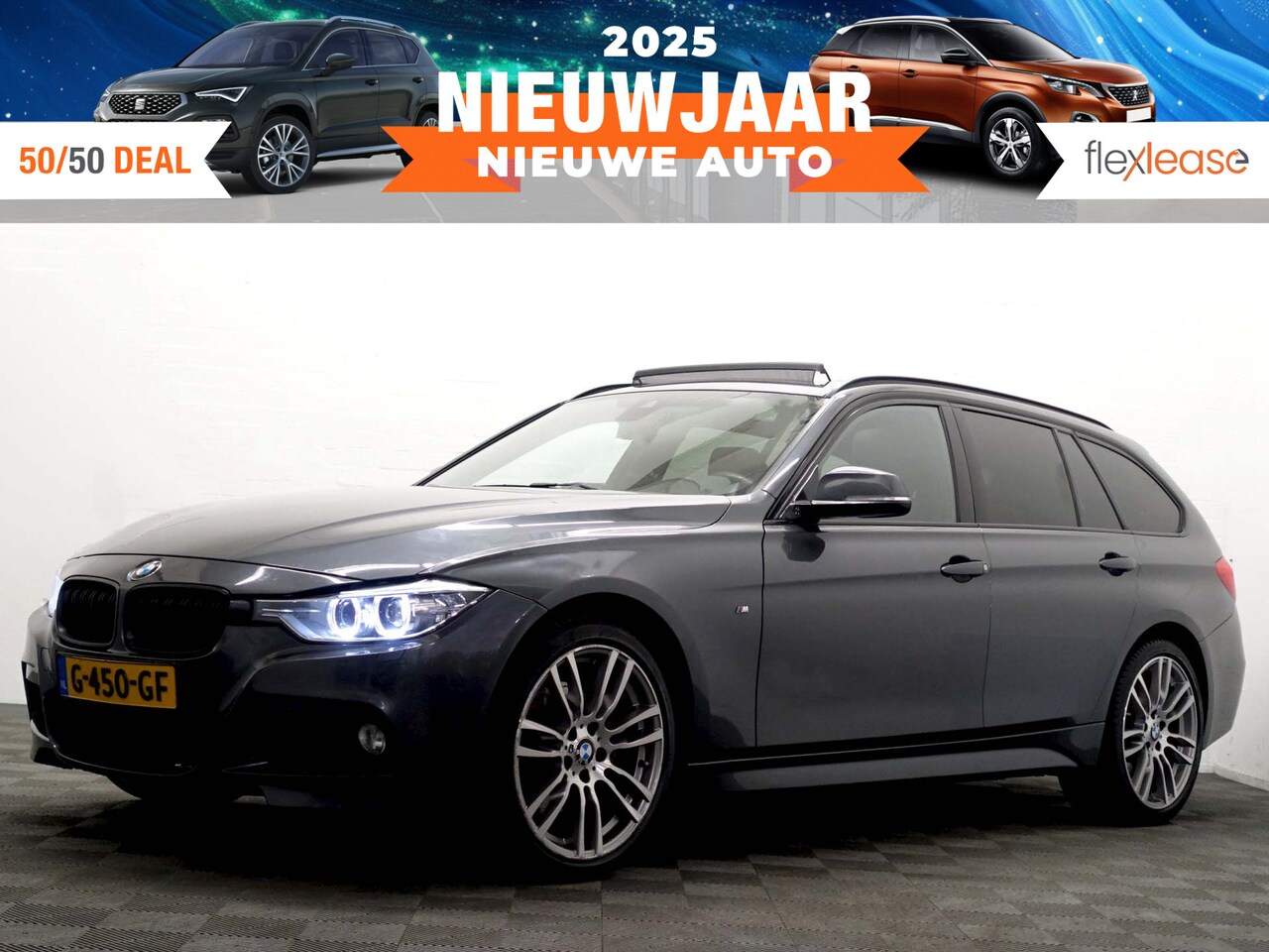 BMW 3-serie Touring - 330d xDrive 259pk M Performance Aut8- Panodak, Sport Interieur, Xenon led, Stoelverwarming - AutoWereld.nl