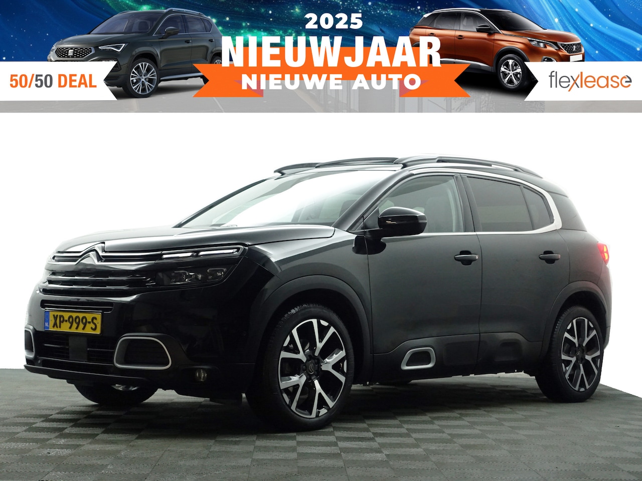 Citroën C5 Aircross - 1.6 PureTech 181pk Business Plus Aut- Panodak, Design Leder, 360 Camera, Sfeerverlichting, - AutoWereld.nl