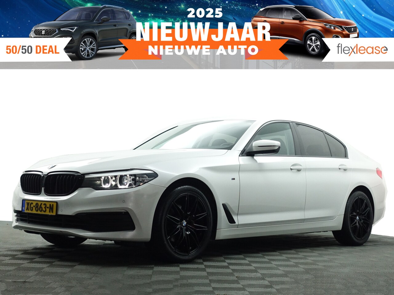 BMW 5-serie - 520d M Sport High Exe Aut- Xenon Led, Park Assist, Navi, Virtual Cockpit, Elek Stoel - AutoWereld.nl