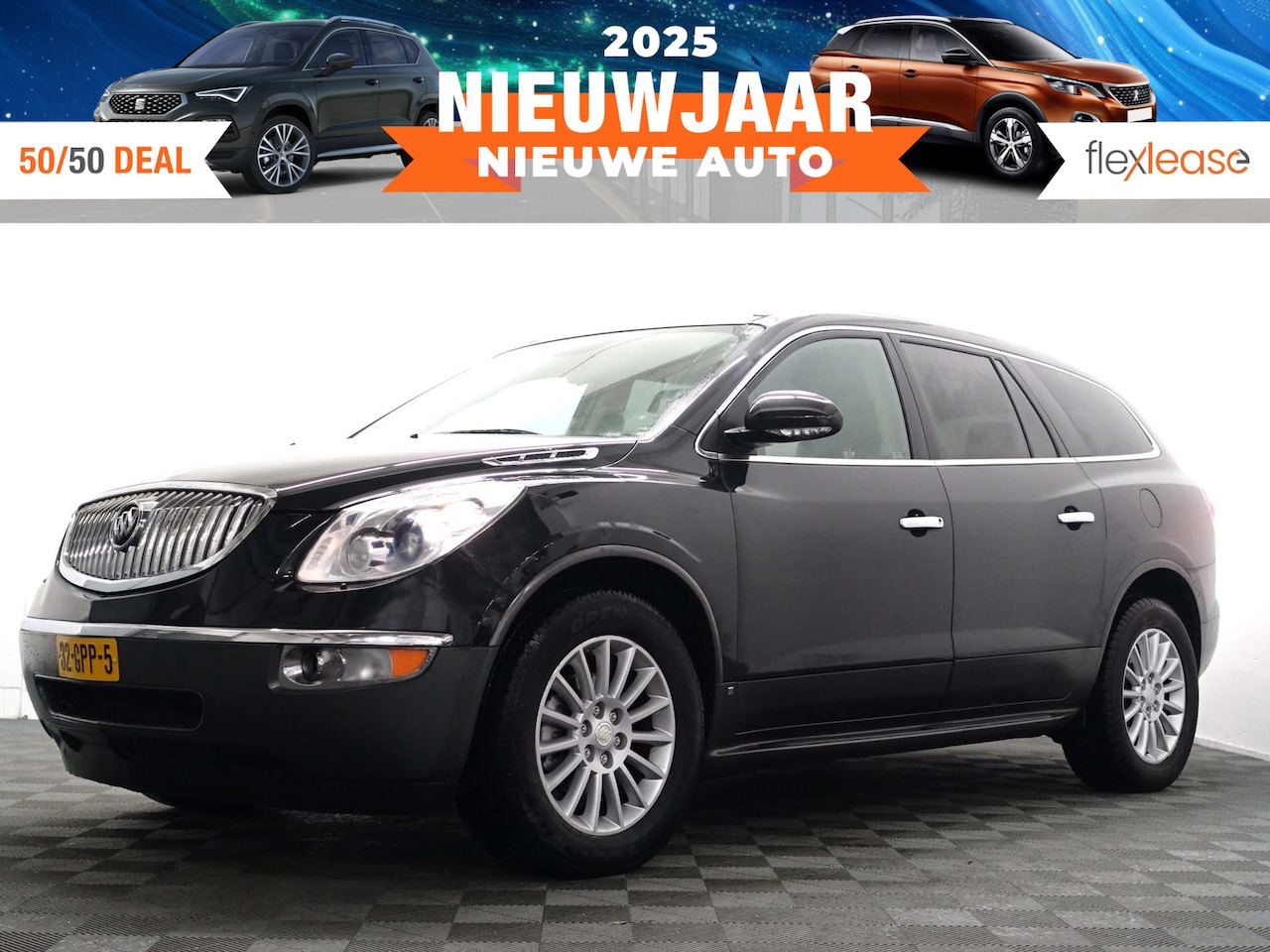 Buick Enclave - 3.6 Premium 279pk LPG Benzine Automaat- Panodak, Leer, Camera, DVD, Memory, 7 Pers - AutoWereld.nl