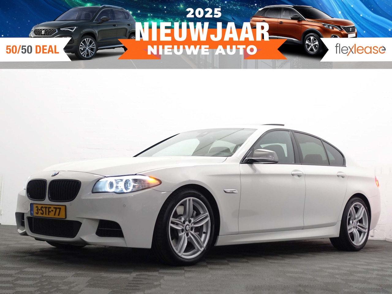 BMW 5-serie - M550xd Performance 380Pk Aut- Panodak, Xenon Led, Camera, Virtual Cockpit, Head Up, Memory - AutoWereld.nl