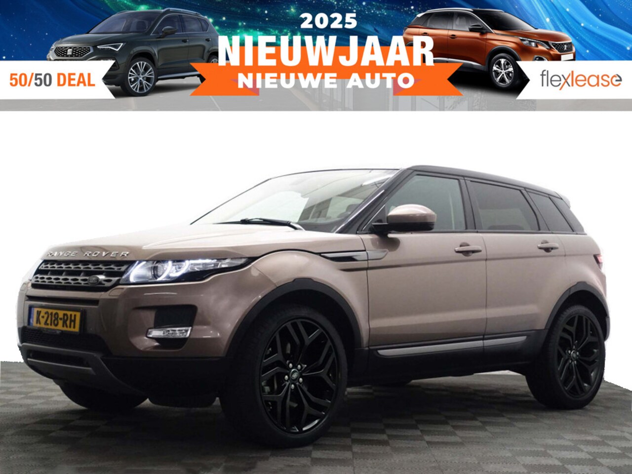 Land Rover Range Rover Evoque - 2.0 Si 4WD Dynamic Aut- Two tone, Sfeerverlichting, Camera, Xenon Led, Merdian Audio - AutoWereld.nl