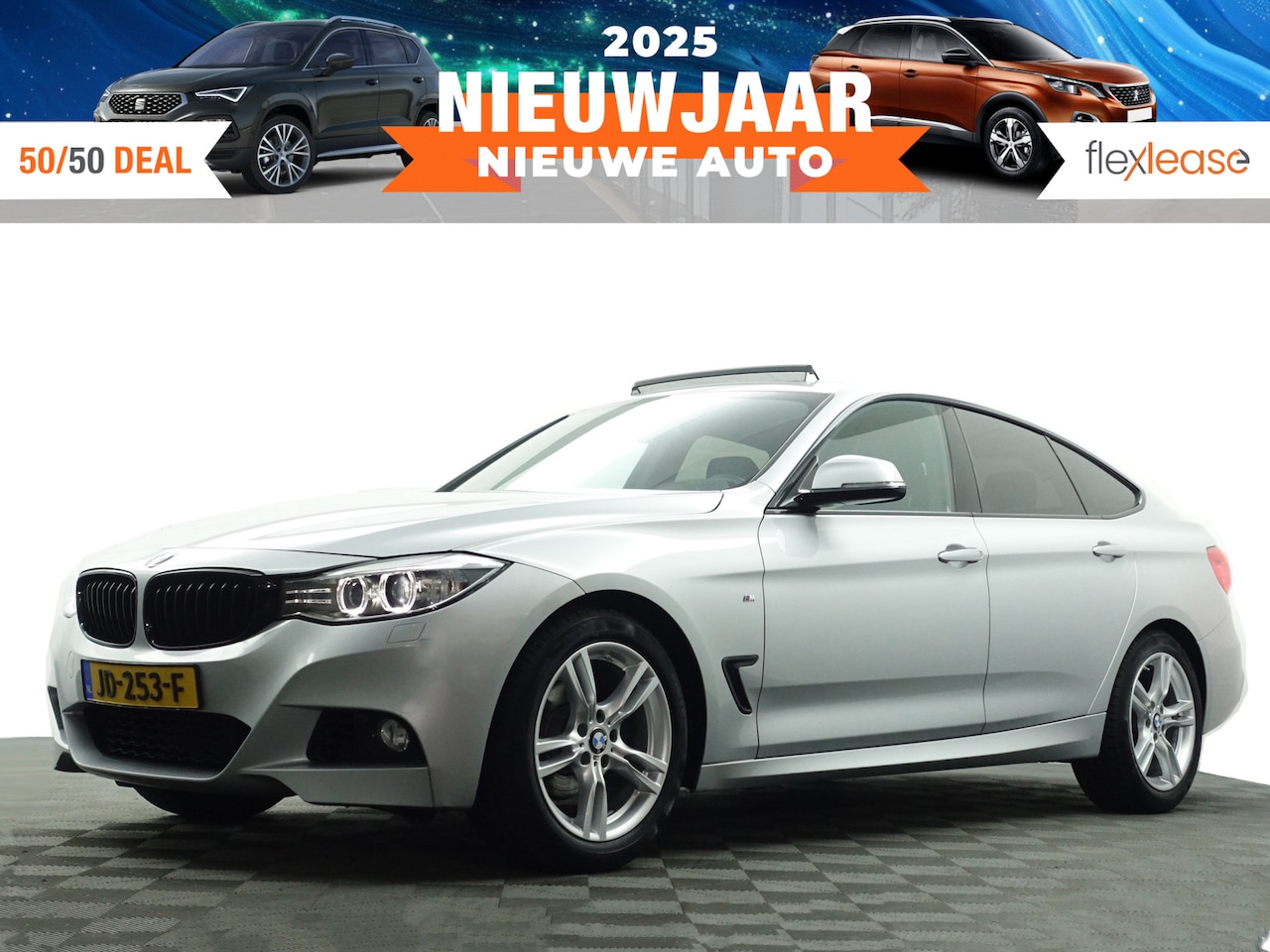 BMW 3-serie Gran Turismo - 320i 184Pk M Performance Aut- Panodak, Xenon Led, Sfeerverlichting, Alcantara Sport Interi - AutoWereld.nl