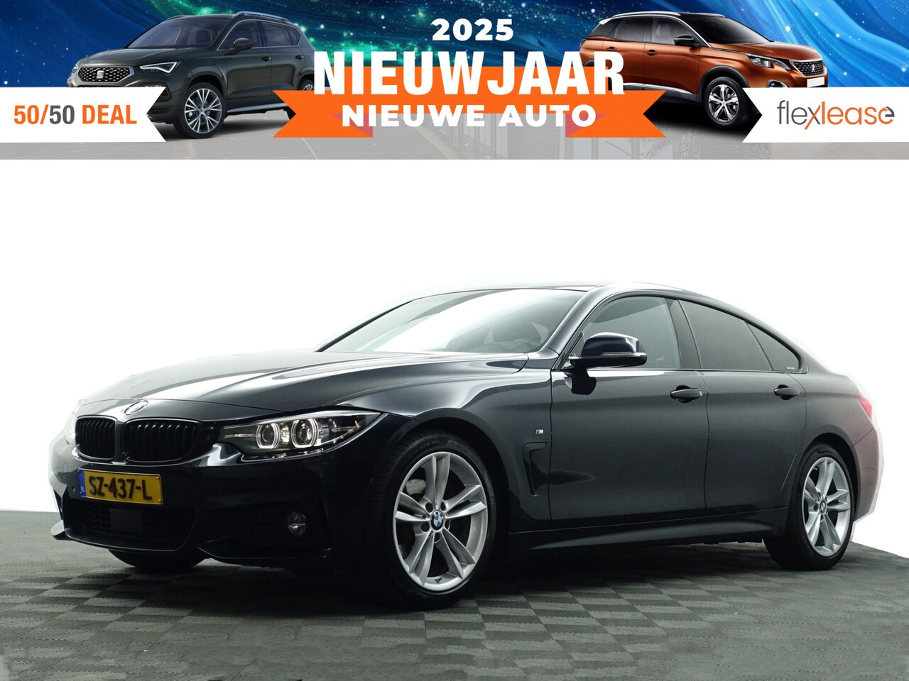 BMW 4-serie Gran Coupé - 420i M Performance Aut- Harman Kardon, Sport Leder, Camera, Xenon Led, Standkachel, Sfeerv - AutoWereld.nl