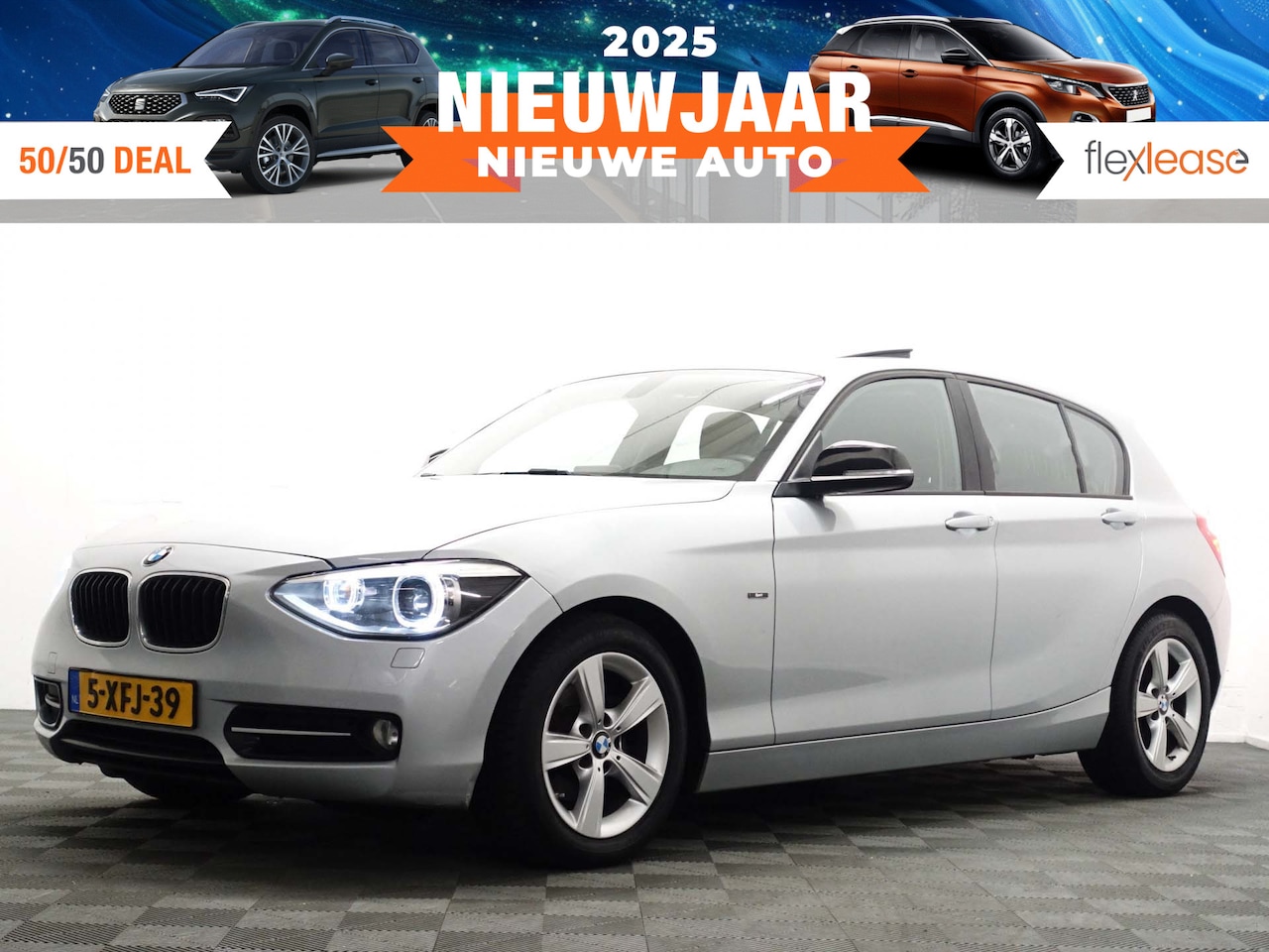 BMW 1-serie - 116D High Executive Sport- Schuifdak, Navi, Xenon, Sport Interieur, LMV - AutoWereld.nl