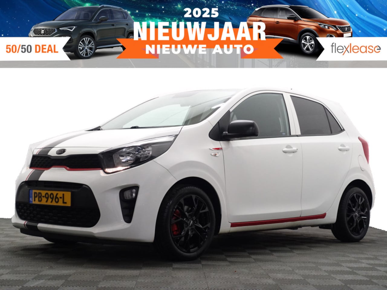 Kia Picanto - 1.0 CVVT Sport R- Elek Pakket, Multimedia, Sport Pakket, Clima - AutoWereld.nl