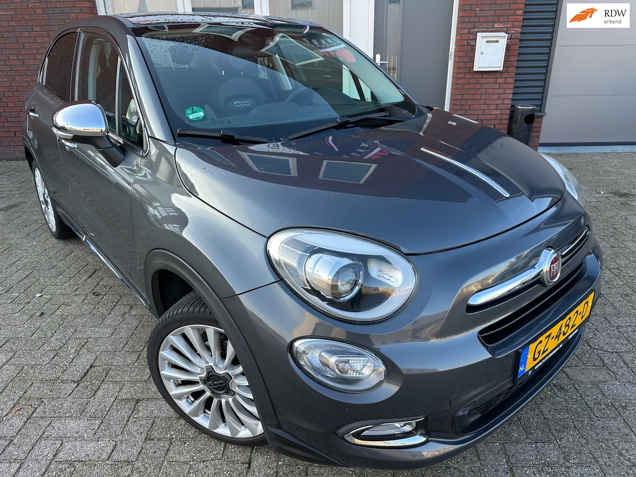 Fiat 500 X - 1.4 Turbo MultiAir Lounge / Leder / Navi / PDC / Cruise / Clima - AutoWereld.nl