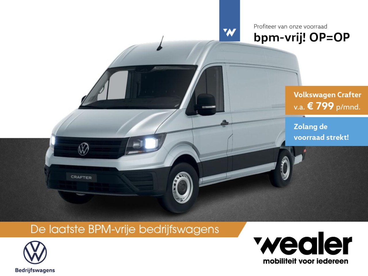 Volkswagen Crafter - Bedrijfswagens Trendline L3 2.0 TDI EU6 103 kW (140 pk) GVW 3.0T WB 3640 MM 6 versn. Han - AutoWereld.nl