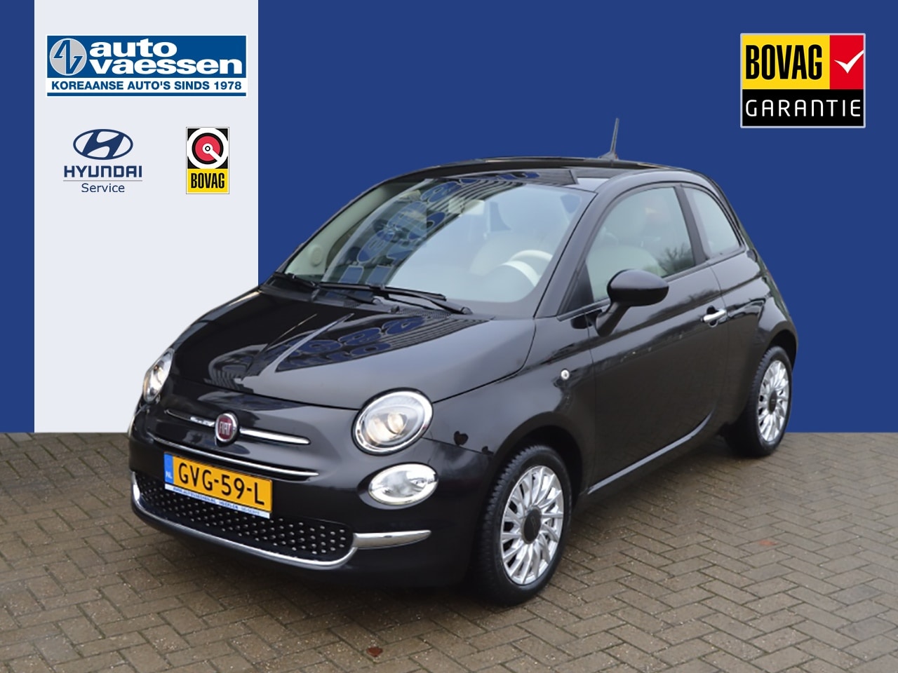 Fiat 500 - 1.0 Hybrid 6-bak Navi 15inch LM All weathers - AutoWereld.nl