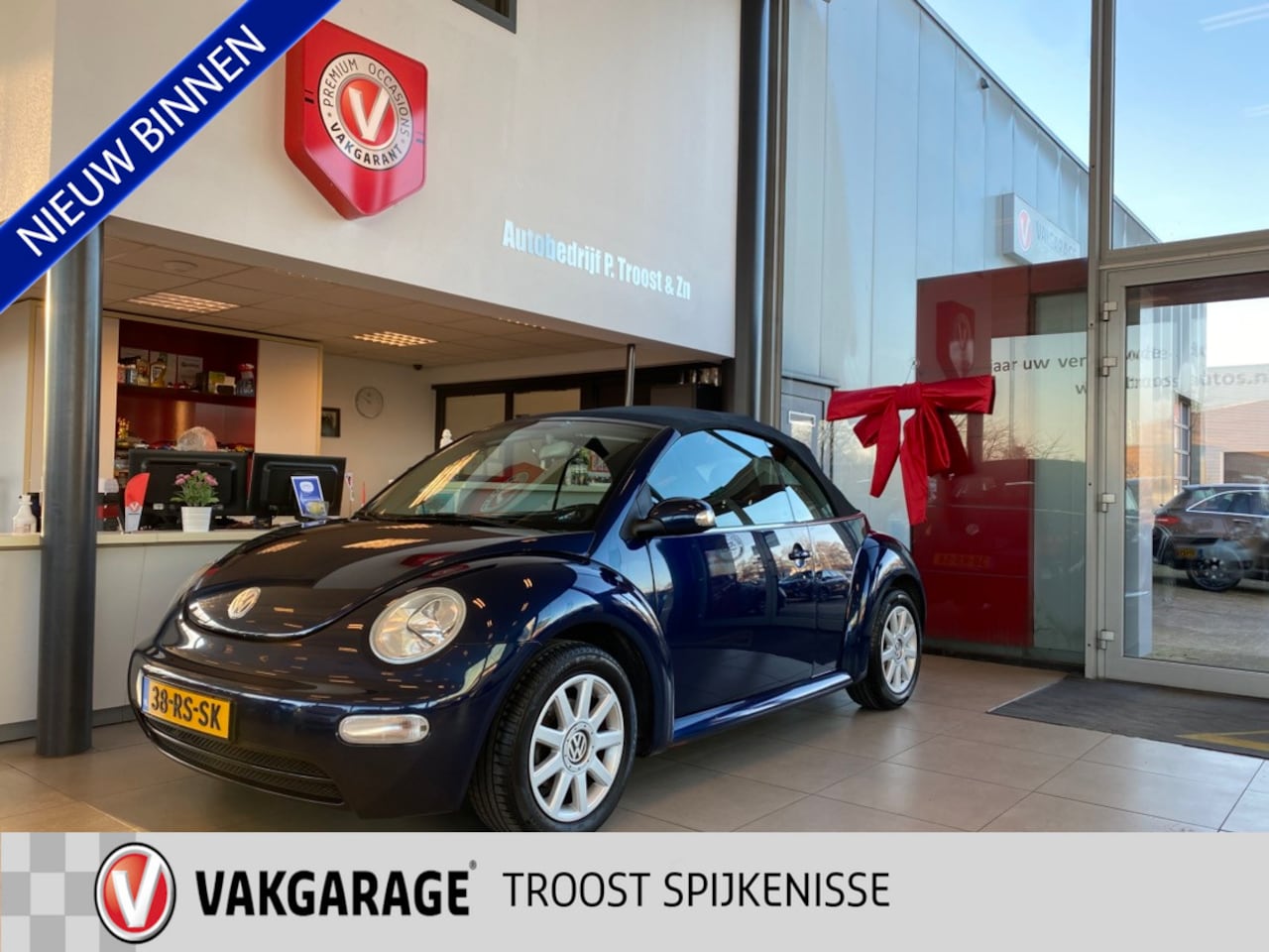 Volkswagen New Beetle Cabriolet - 1.6 Turijn Comfort 1.6 Turijn Comfort,NL Auto,1E Eigenaar,100%Onderhouden,Stuurbekrachting,Cruisecontrol,Trek - AutoWereld.nl