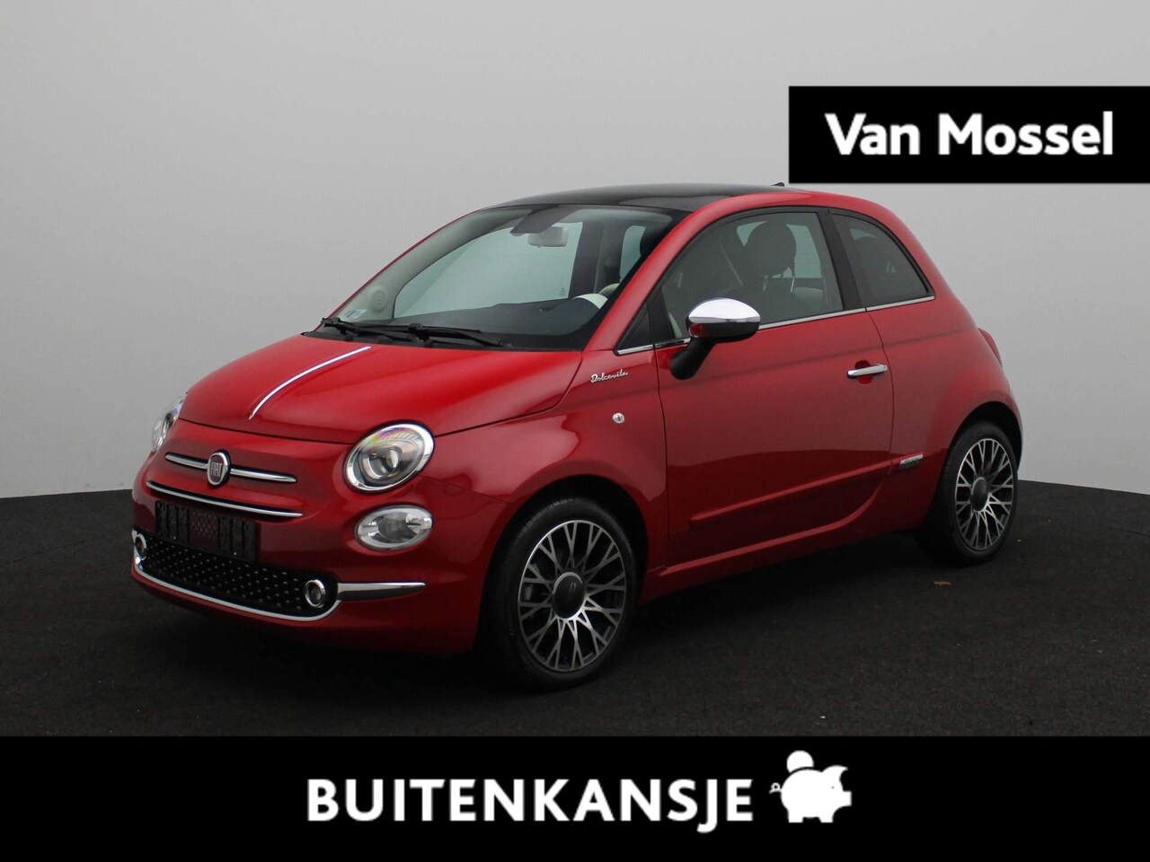 Fiat 500 - 1.0 Hybrid Dolcevita | Panoramadak | Apple CarPlay | Climate Control | Parkeersensoren | 1 - AutoWereld.nl