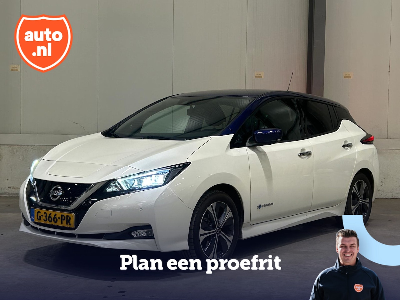 Nissan LEAF - Tekna 40 kWh | Two Tone | 360 Camera | Dodehoek detectie | LED | Stoelverwarming V+A | Key - AutoWereld.nl