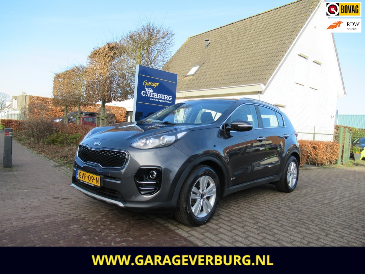 Kia Sportage - 1.6 T-GDI AWD DynamicLine Automaat (Navigatie,Camera,Cruise,Stoel+stuurverwarming,Trekhaak - AutoWereld.nl