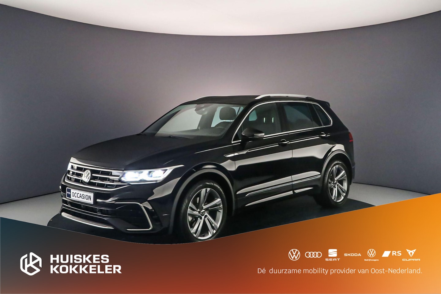 Volkswagen Tiguan - R-Line 1.5 TSI 150pk DSG Automaat Adaptive cruise control, Navigatie, Parkeersensoren, LED - AutoWereld.nl