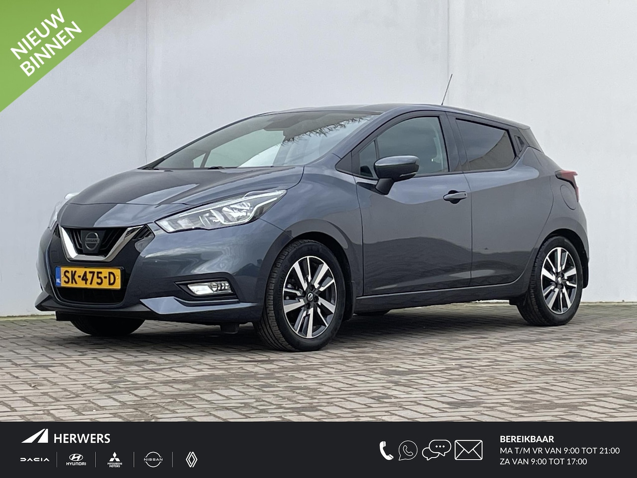 Nissan Micra - 0.9 IG-T N-Connecta / Navigatie / Cruise Control / Bluetooth / Airco / Achteruitrijcamera - AutoWereld.nl