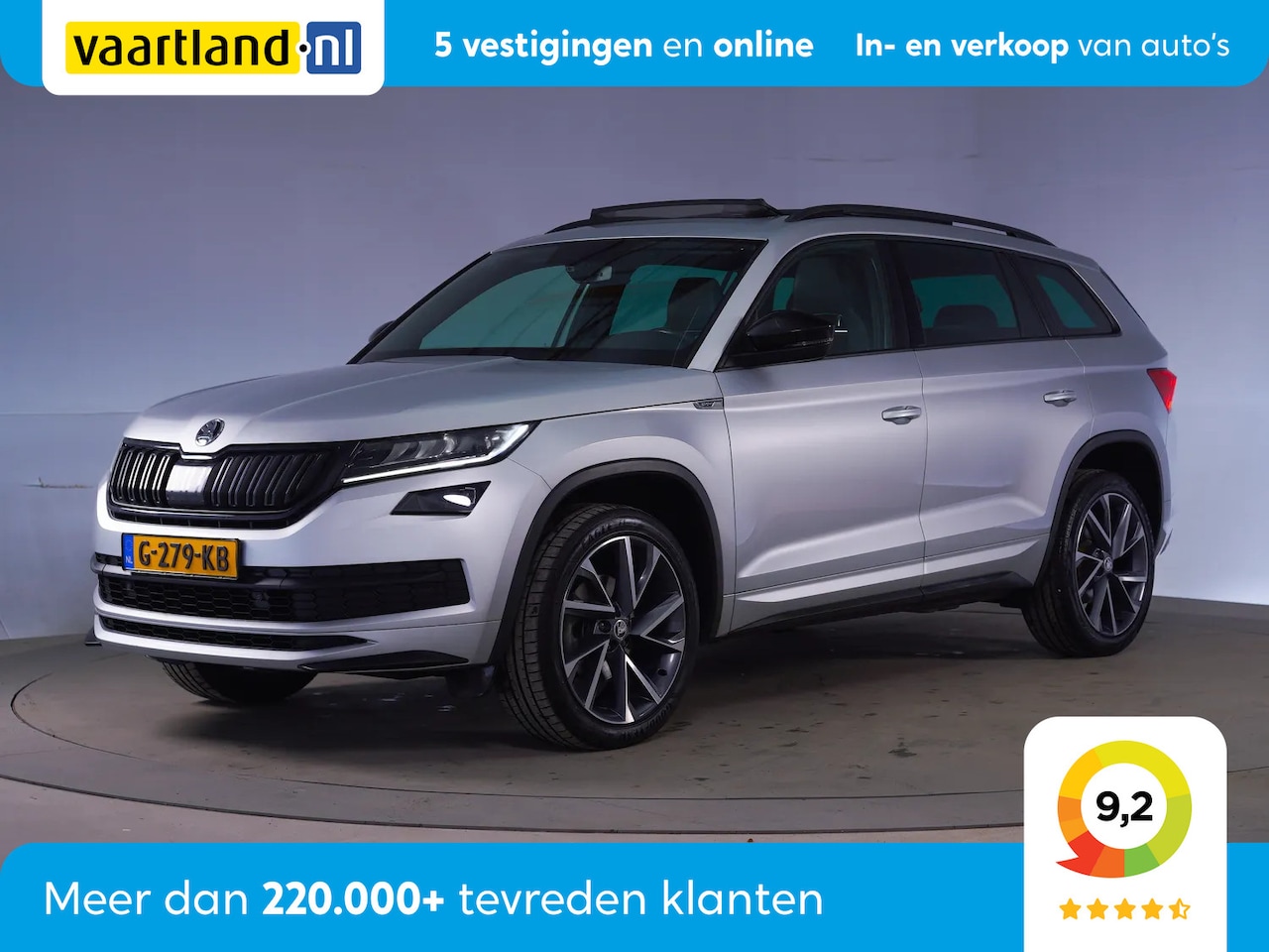 Skoda Kodiaq - 1.5 TSI Sportline Aut. [ LED Panorama Virtual Navi Memoryseats ] - AutoWereld.nl