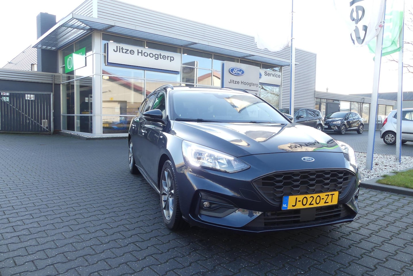 Ford Focus Wagon - 1.0 EcoBoost Hybrid ST Line X Business NAVI.APADTIVE CRUISE.KEYLESS.ELEKT AKLEP.BLUE PANTH - AutoWereld.nl