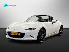 Mazda MX-5 - 1.5 SKYACTIV-G 132PK GT-M BLACK&WHITE NAVI FULL LED CAMERA LEDER PDC NL-AUTO NAP