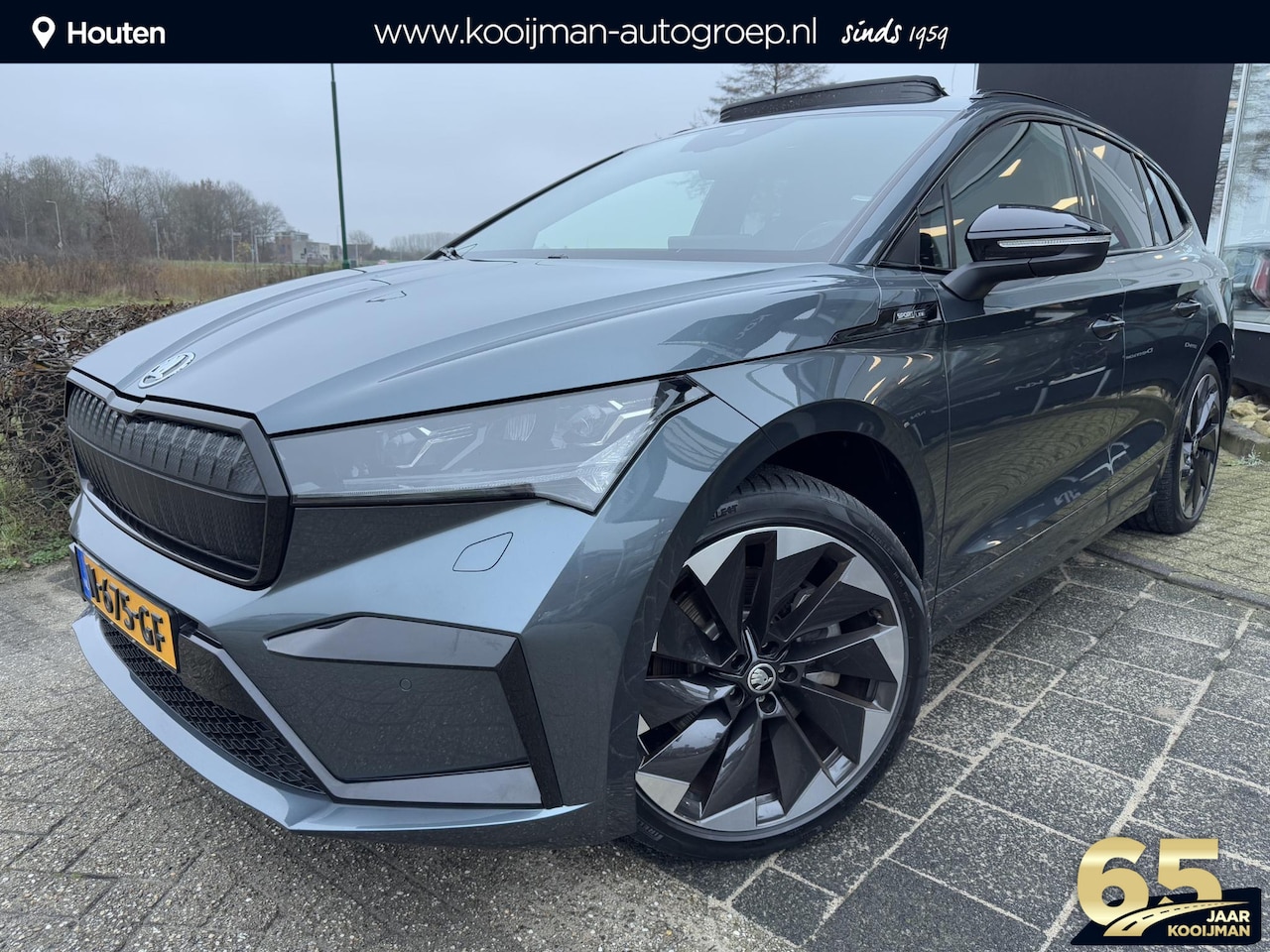 Skoda Enyaq iV - 80 Sportline | Complete Uitvoering | Schuif/Kanteldak | Stoel/Stuurverwarming | Draadlos L - AutoWereld.nl