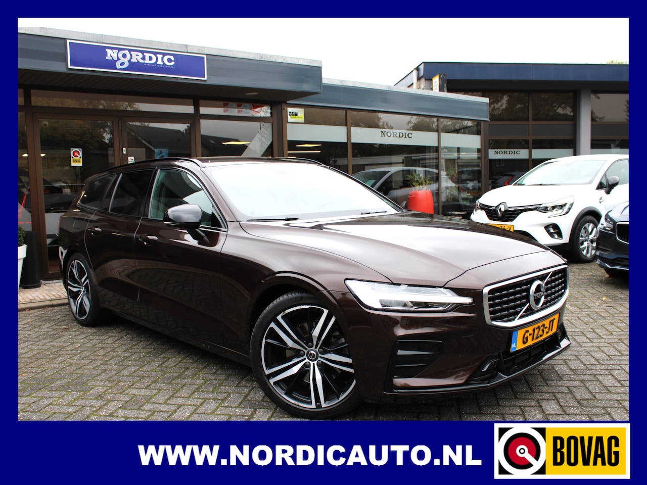 Volvo V60 - 2.0 T4 R-DESIGN 211 PK AUTOMAAT / ADAPTIVE CRUISE NAVIGATIE- CAMERA- ELECTR.TREKHAAK - AutoWereld.nl