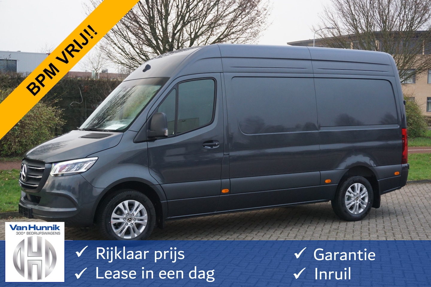 Mercedes-Benz Sprinter - 319CDI Select L2H2 BPM VRIJ!! 10.25" Mbux, ACC, LED, 17" LM!! NR. 655 - AutoWereld.nl