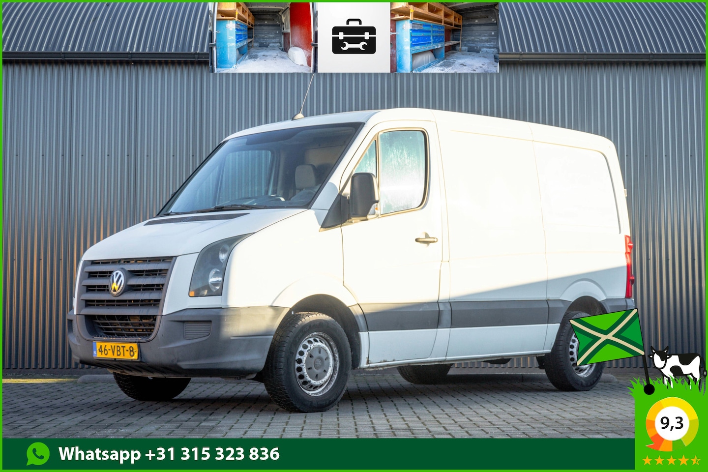 Volkswagen Crafter - 2.5 TDI L1H1 | Airco | Inrichting | Trekhaak - AutoWereld.nl