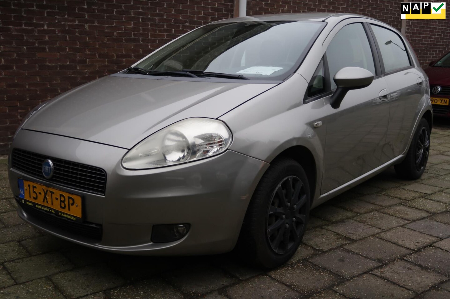 Fiat Grande Punto - 1.4 Dynamic 1.4 Dynamic, AIRCO, STUURBEDIENING, 2 ELEKTRISCHE RAMEN, CRUISE CONTROL - AutoWereld.nl