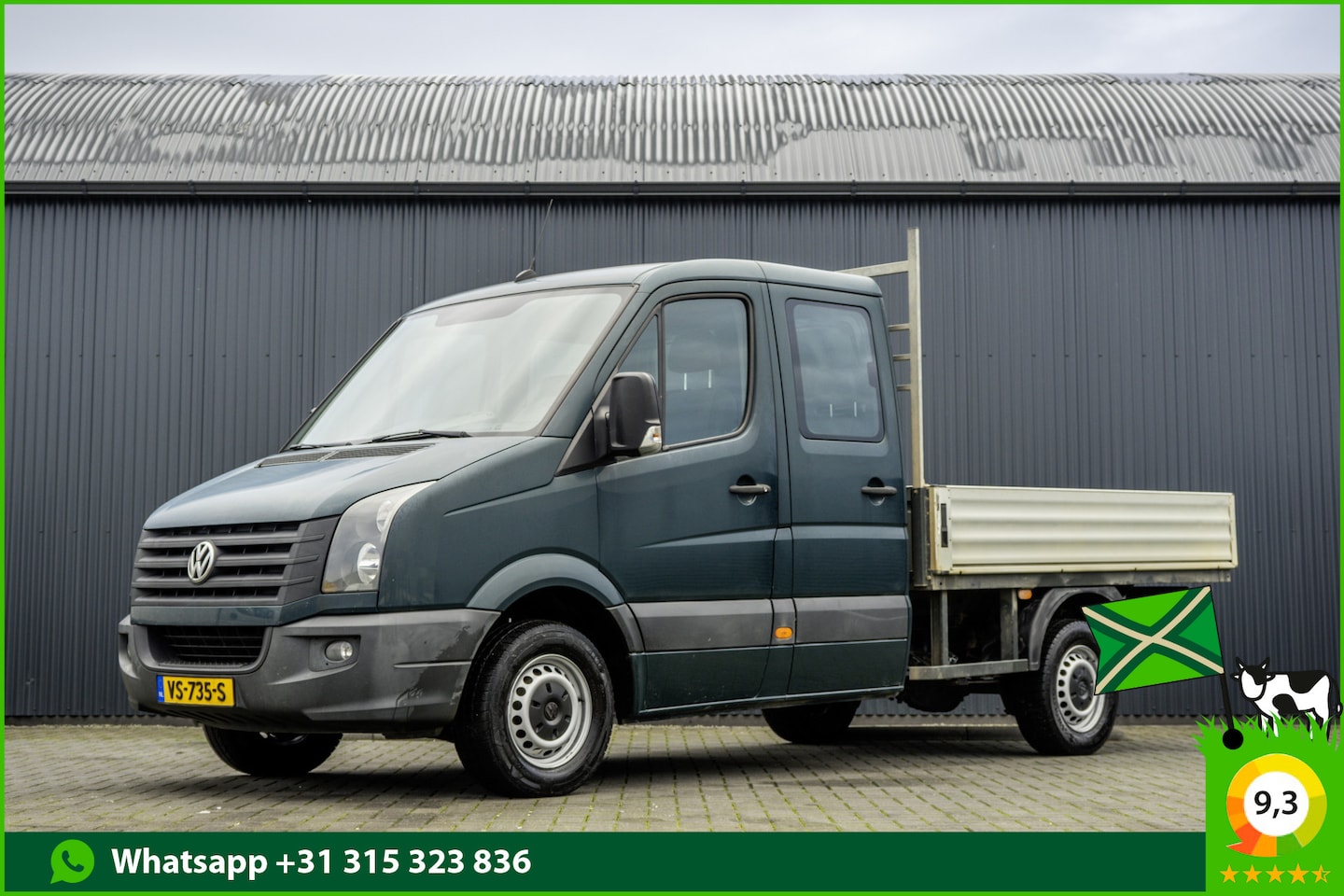 Volkswagen Crafter - 2.0 TDI | Open Laadbak | 6-Persoons | Cruise | Airco | DC - AutoWereld.nl